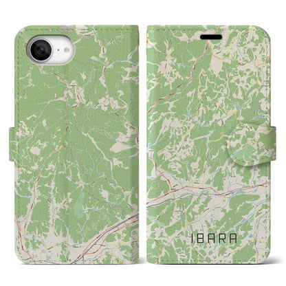 【井原（岡山県）】地図柄iPhoneケース（手帳タイプ）