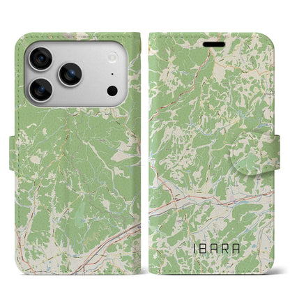 【井原（岡山県）】地図柄iPhoneケース（手帳タイプ）