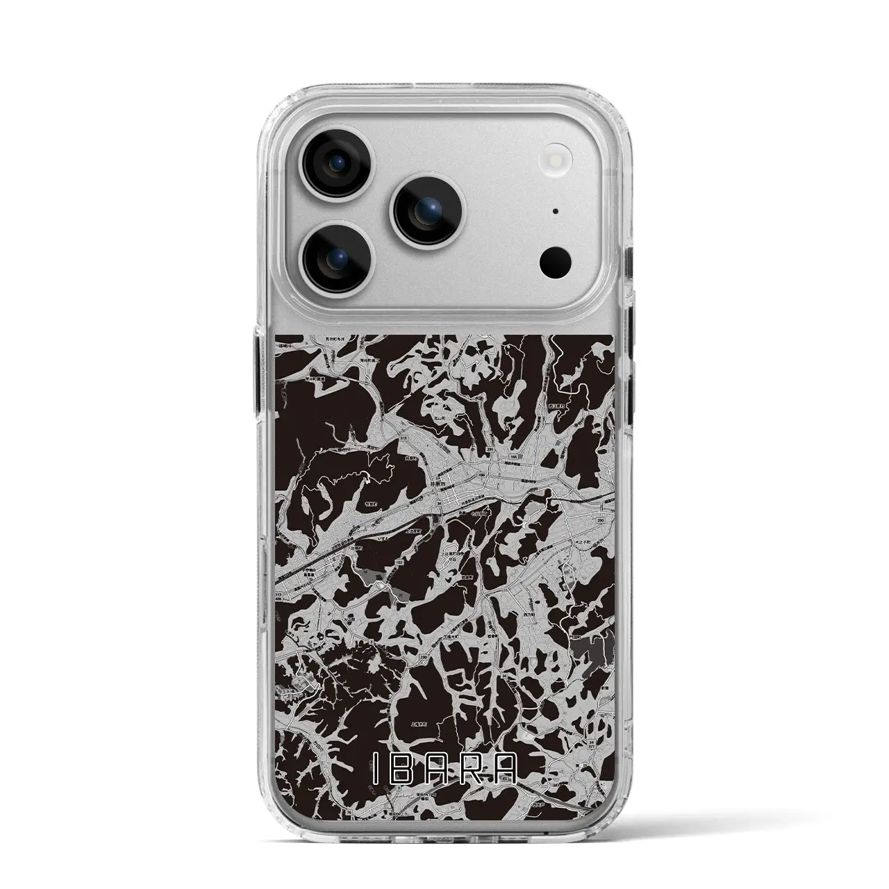 【井原（岡山県）】地図柄iPhoneケース（MagSafeタイプ）