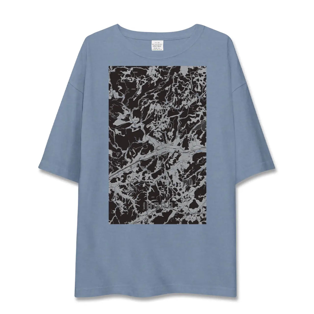 【井原（岡山県）】地図柄ビッグシルエットTシャツ
