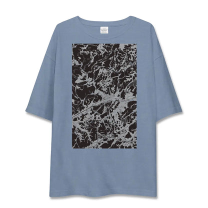 【井原（岡山県）】地図柄ビッグシルエットTシャツ