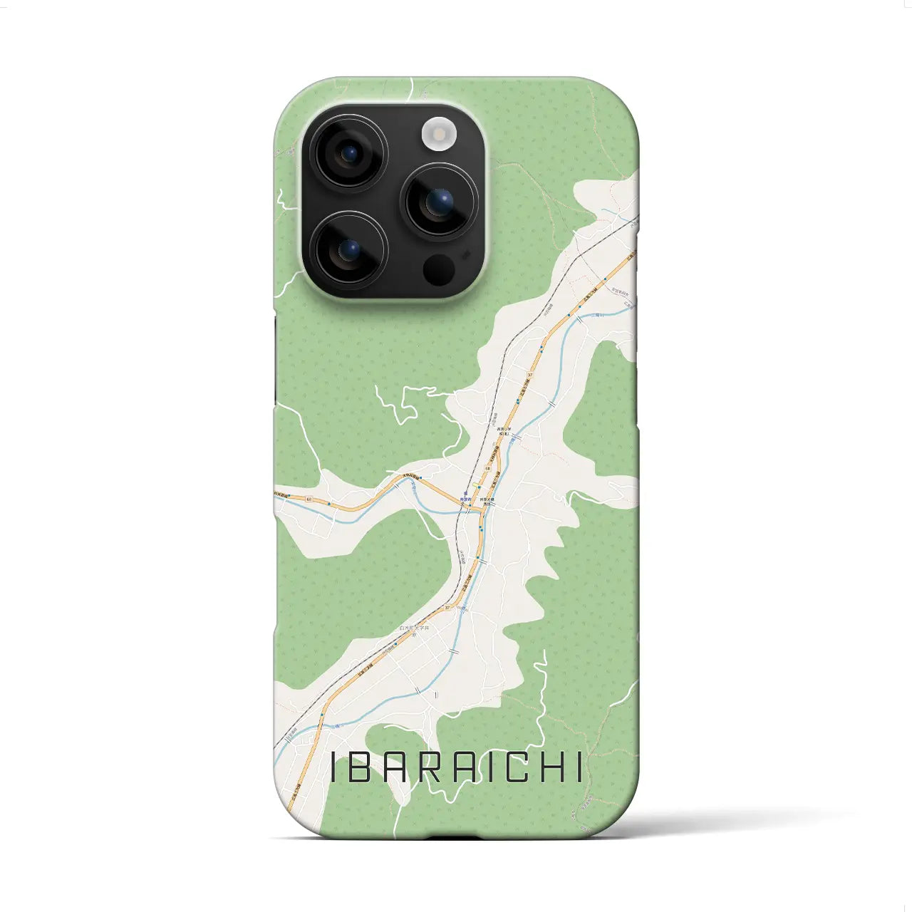 【井原市（広島県）】地図柄iPhoneケース（バックカバータイプ）