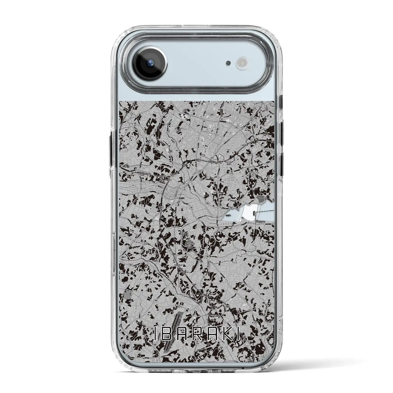 【茨城（茨城県）】地図柄iPhoneケース（MagSafeタイプ）