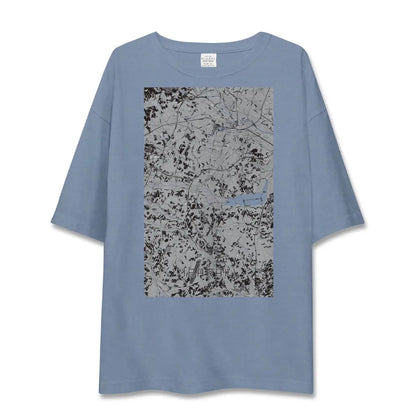 【茨城（茨城県）】地図柄ビッグシルエットTシャツ