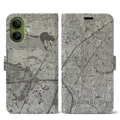 【茨木市（大阪府）】地図柄iPhoneケース（手帳タイプ）