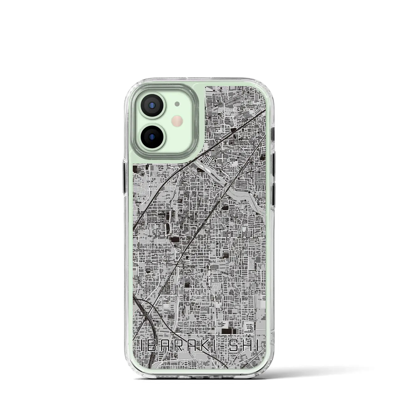 【茨木市（大阪府）】地図柄iPhoneケース（MagSafeタイプ）