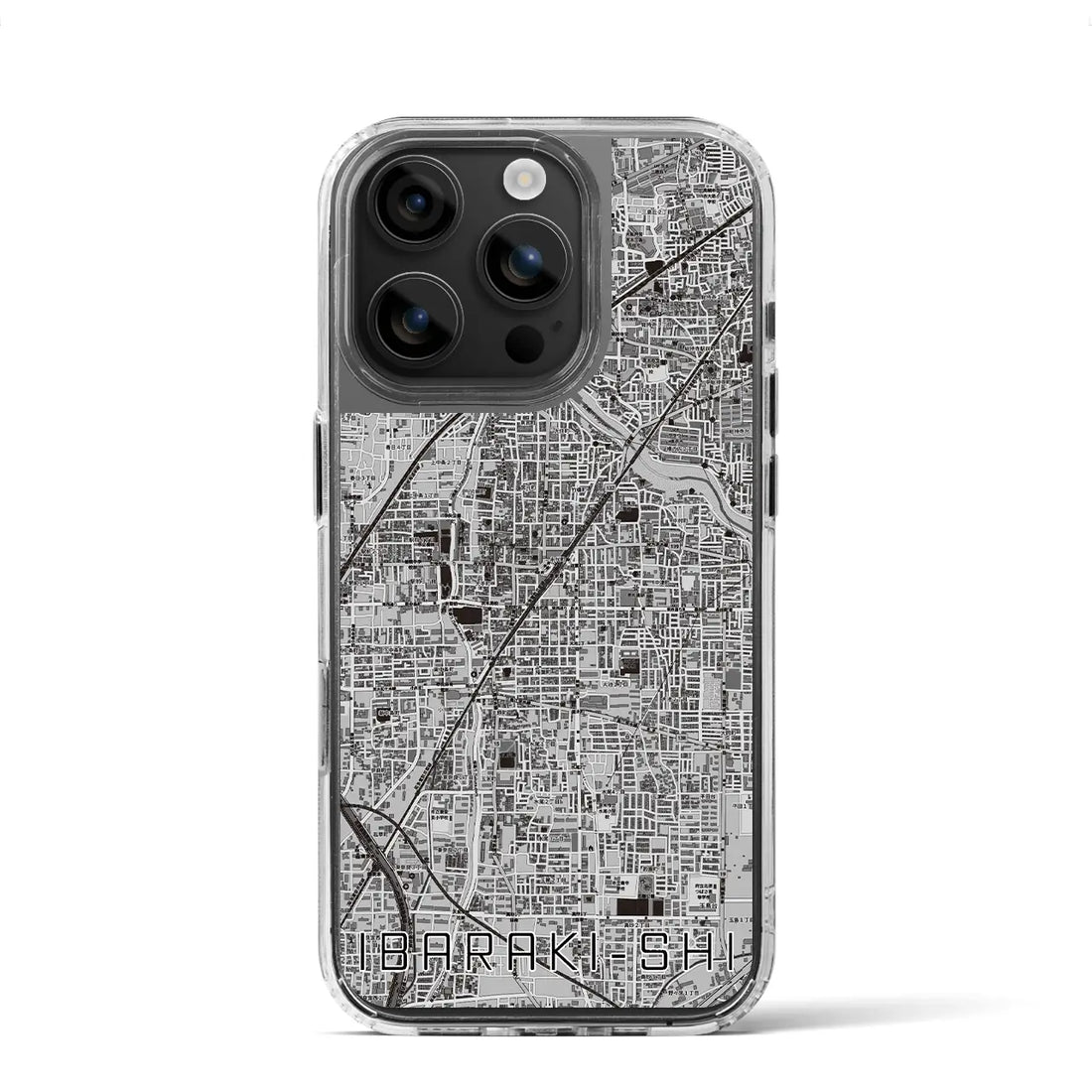 【茨木市（大阪府）】地図柄iPhoneケース（MagSafeタイプ）