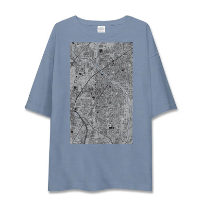 【茨木市（大阪府）】地図柄ビッグシルエットTシャツ