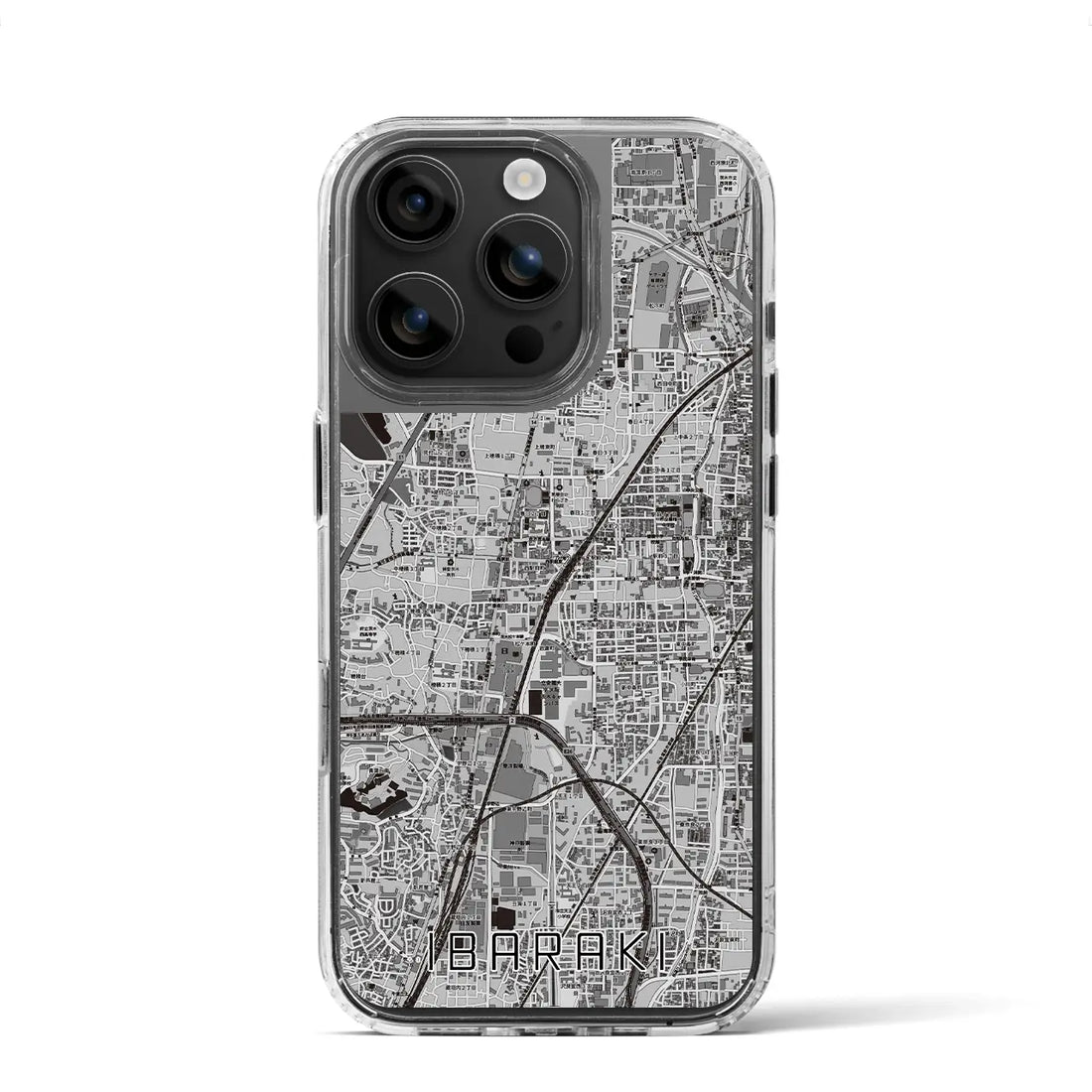 【茨木(大阪府)】地図柄iPhoneケース(MagSafeタイプ)