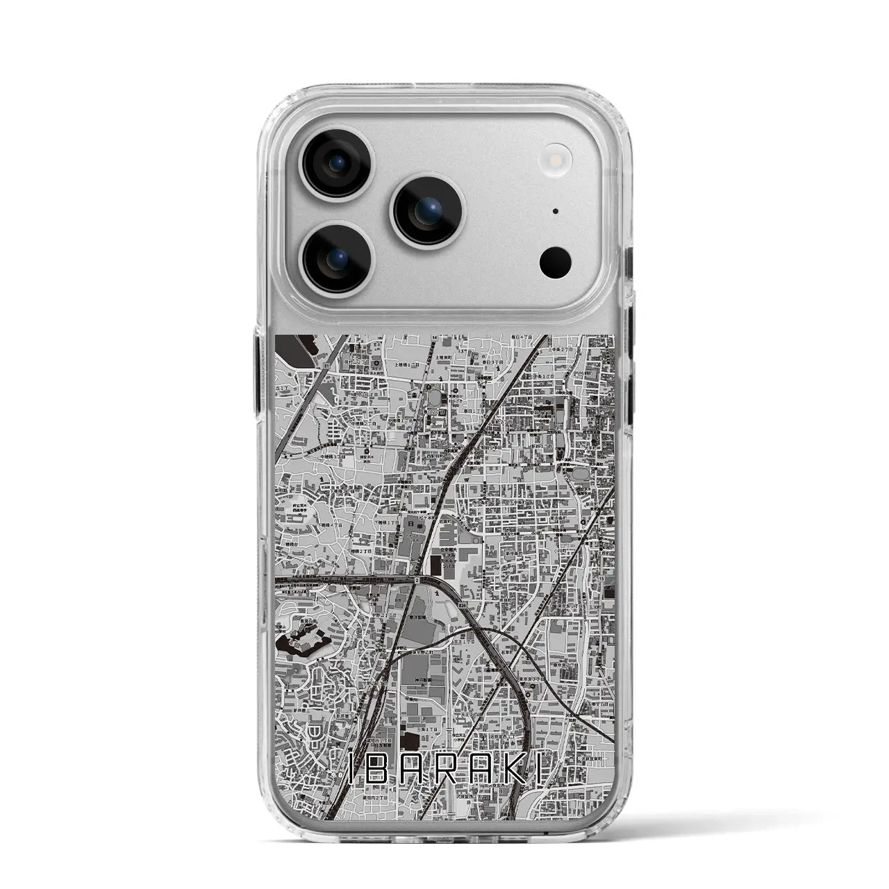 【茨木（大阪府）】地図柄iPhoneケース（MagSafeタイプ）