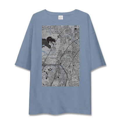 【茨木（大阪府）】地図柄ビッグシルエットTシャツ