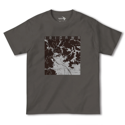 【揖斐川（岐阜県）】地図柄ヘビーウェイトTシャツ