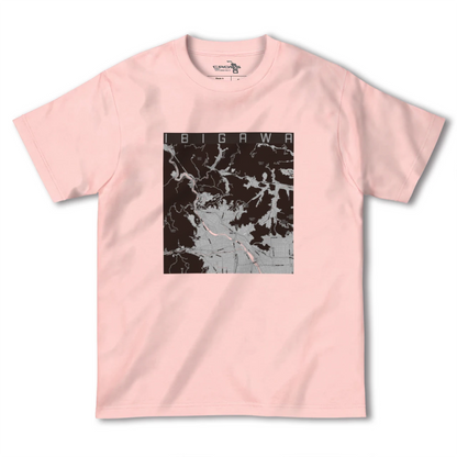 【揖斐川（岐阜県）】地図柄ヘビーウェイトTシャツ