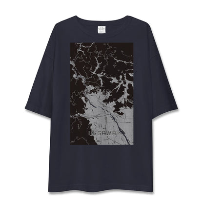 【揖斐川（岐阜県）】地図柄ビッグシルエットTシャツ