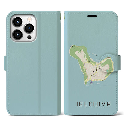 【伊吹島（香川県）】地図柄iPhoneケース（手帳タイプ）