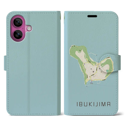 【伊吹島（香川県）】地図柄iPhoneケース（手帳タイプ）