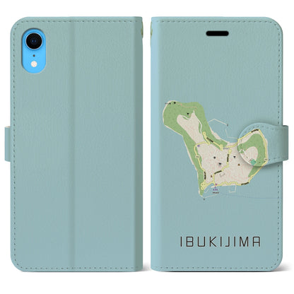 【伊吹島（香川県）】地図柄iPhoneケース（手帳タイプ）