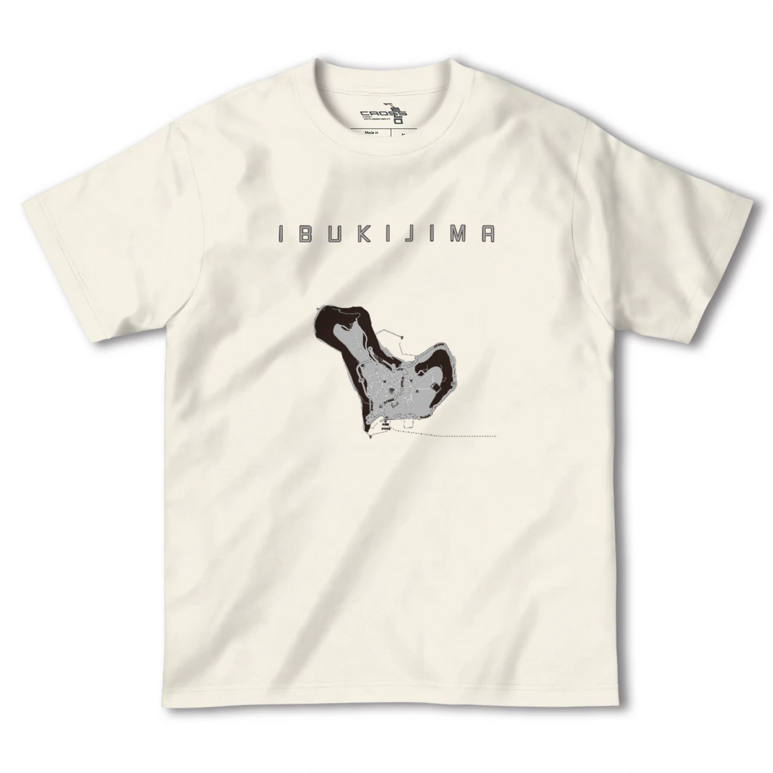 【伊吹島（香川県）】地図柄ヘビーウェイトTシャツ