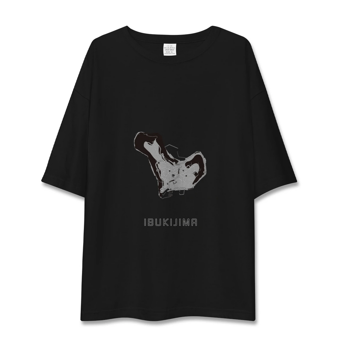 【伊吹島（香川県）】地図柄ビッグシルエットTシャツ