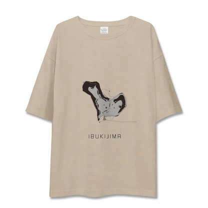 【伊吹島（香川県）】地図柄ビッグシルエットTシャツ