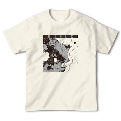 【指宿（鹿児島県）】地図柄ヘビーウェイトTシャツ