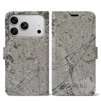 【市が尾（神奈川県）】地図柄iPhoneケース（手帳タイプ）