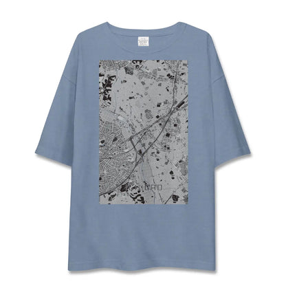 【市が尾（神奈川県）】地図柄ビッグシルエットTシャツ