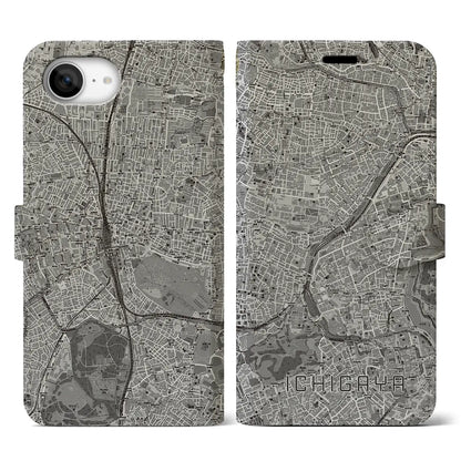 【市ケ谷（東京都）】地図柄iPhoneケース（手帳タイプ）