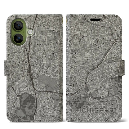 【市ケ谷（東京都）】地図柄iPhoneケース（手帳タイプ）