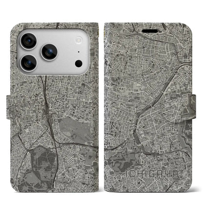 【市ケ谷（東京都）】地図柄iPhoneケース（手帳タイプ）