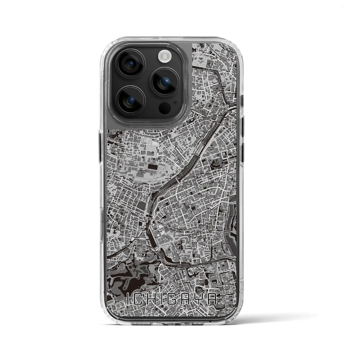 【市ケ谷（東京都）】地図柄iPhoneケース（MagSafeタイプ）