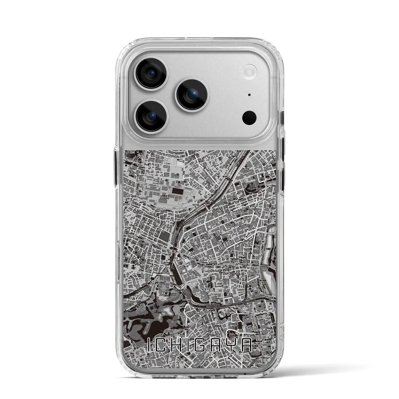 【市ケ谷（東京都）】地図柄iPhoneケース（MagSafeタイプ）