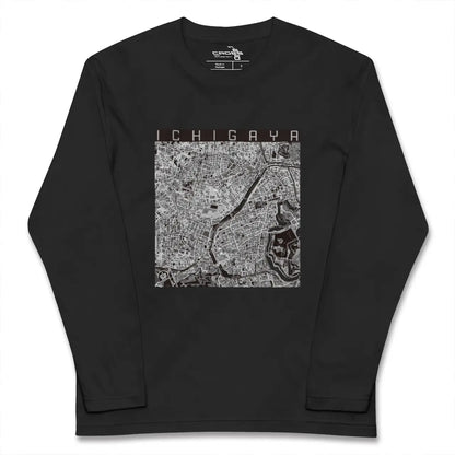 【市ケ谷（東京都）】地図柄ロングスリーブTシャツ