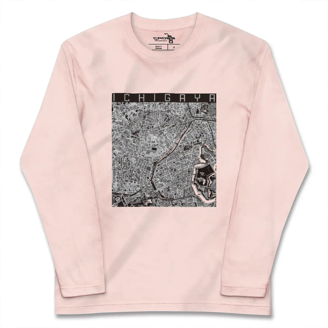 【市ケ谷（東京都）】地図柄ロングスリーブTシャツ