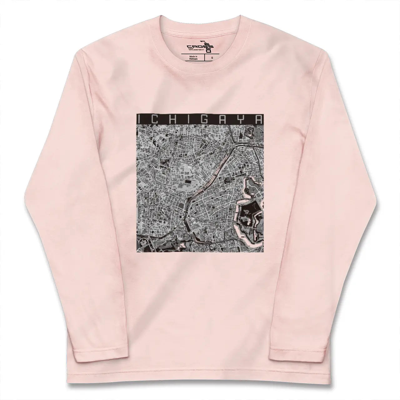【市ケ谷（東京都）】地図柄ロングスリーブTシャツ