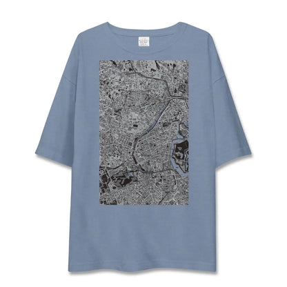 【市ケ谷（東京都）】地図柄ビッグシルエットTシャツ