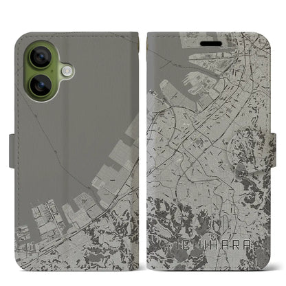 【市原（千葉県）】地図柄iPhoneケース（手帳タイプ）