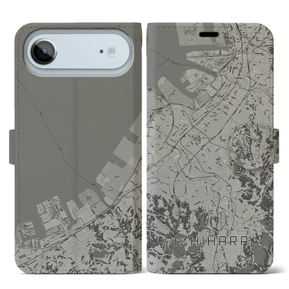 【市原（千葉県）】地図柄iPhoneケース（手帳タイプ）