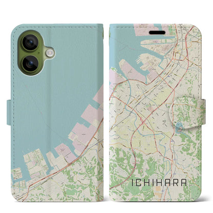 【市原（千葉県）】地図柄iPhoneケース（手帳タイプ）