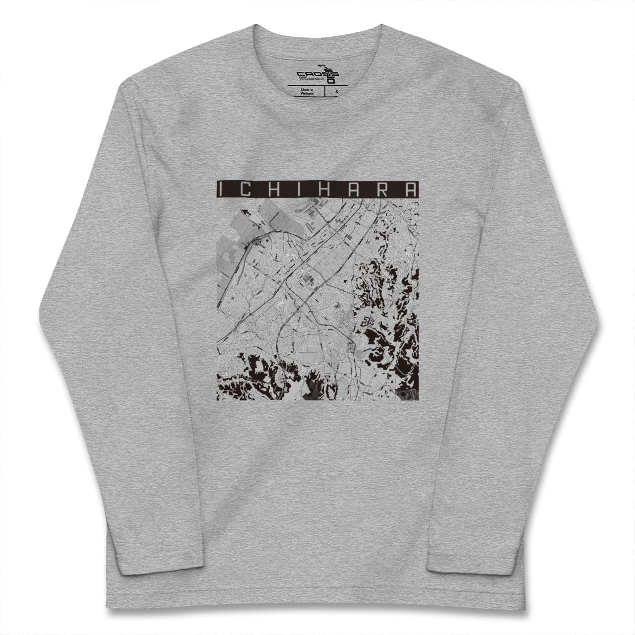 【市原（千葉県）】地図柄ロングスリーブTシャツ
