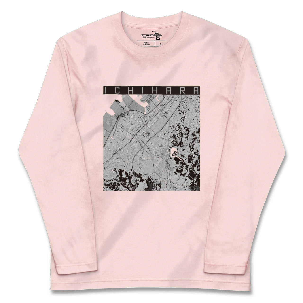 【市原（千葉県）】地図柄ロングスリーブTシャツ