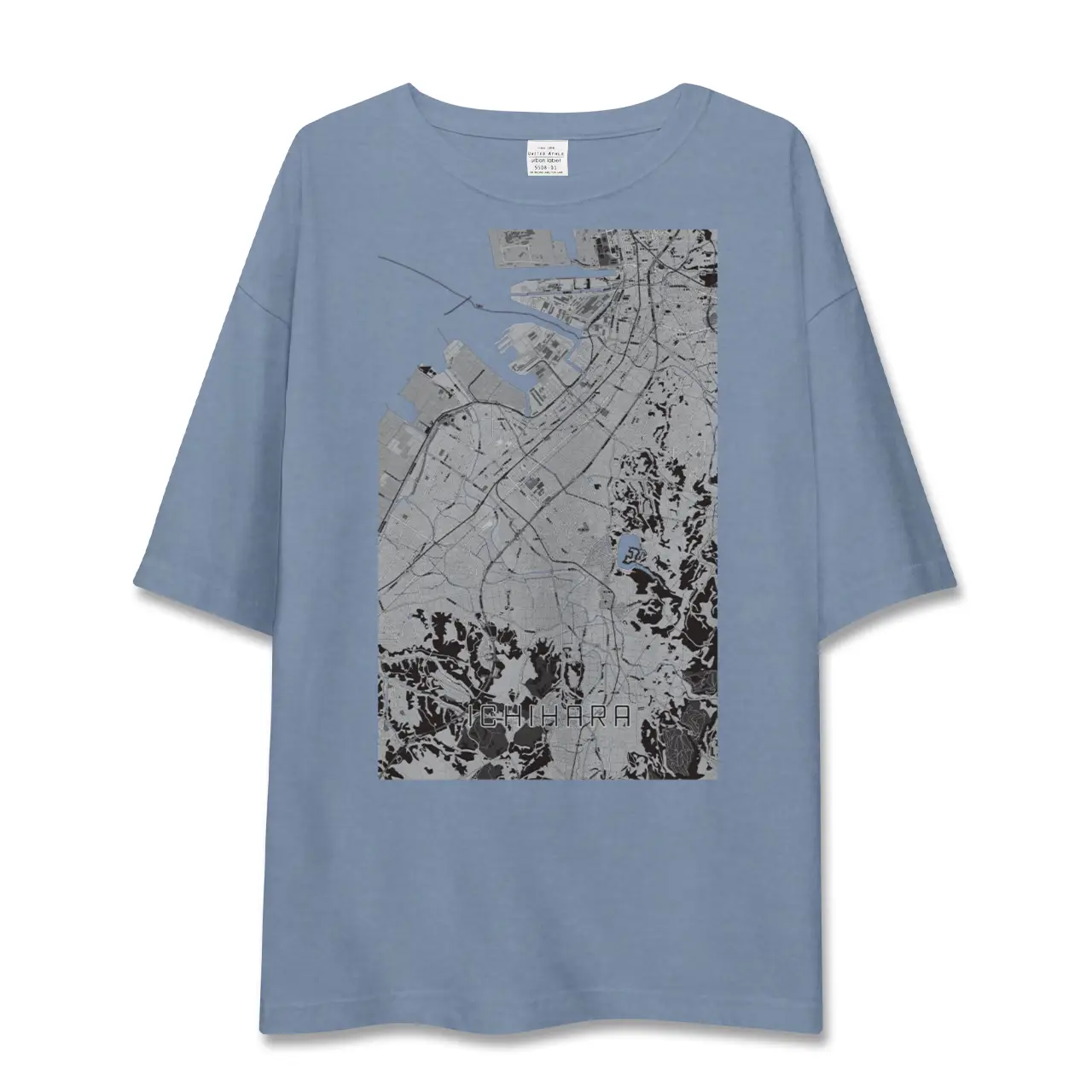 【市原（千葉県）】地図柄ビッグシルエットTシャツ