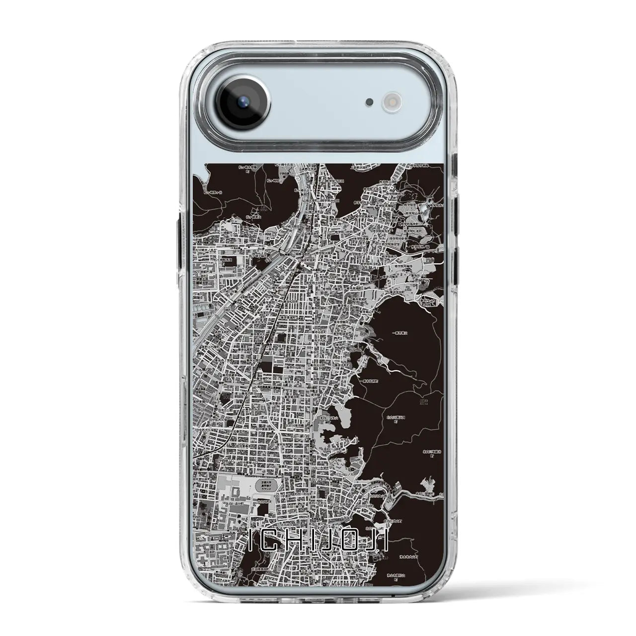 【一乗寺（京都府）】地図柄iPhoneケース（MagSafeタイプ）