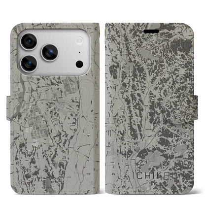 【市貝（栃木県）】地図柄iPhoneケース（手帳タイプ）