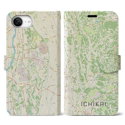 【市貝（栃木県）】地図柄iPhoneケース（手帳タイプ）