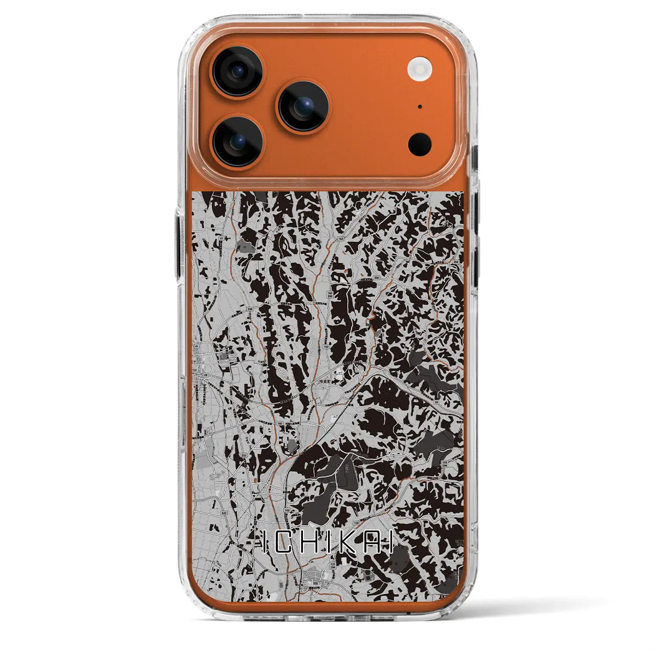 【市貝（栃木県）】地図柄iPhoneケース（MagSafeタイプ）