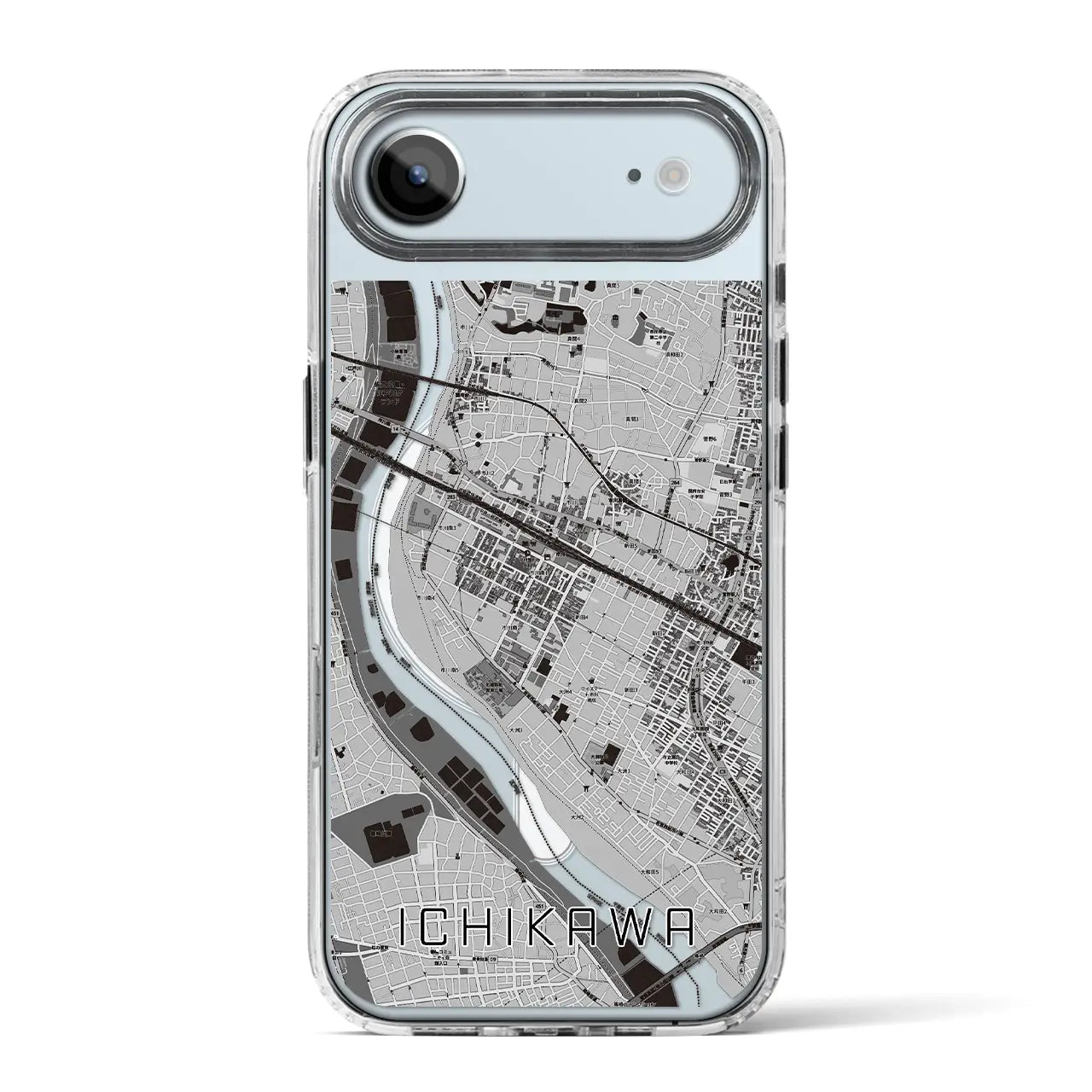 【市川（千葉県）】地図柄iPhoneケース（MagSafeタイプ）