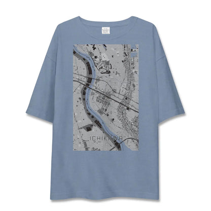【市川（千葉県）】地図柄ビッグシルエットTシャツ