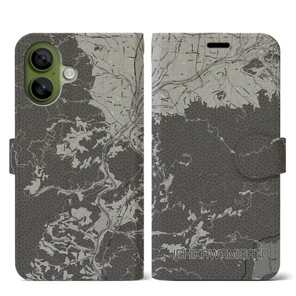 【市川三郷（山梨県）】地図柄iPhoneケース（手帳タイプ）