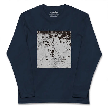 【市川大野（千葉県）】地図柄ロングスリーブTシャツ
